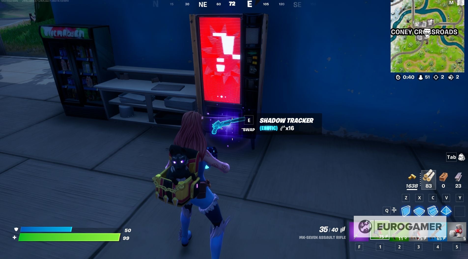 Fortnite Malfunctioning Vending Machine locations Purchase a random